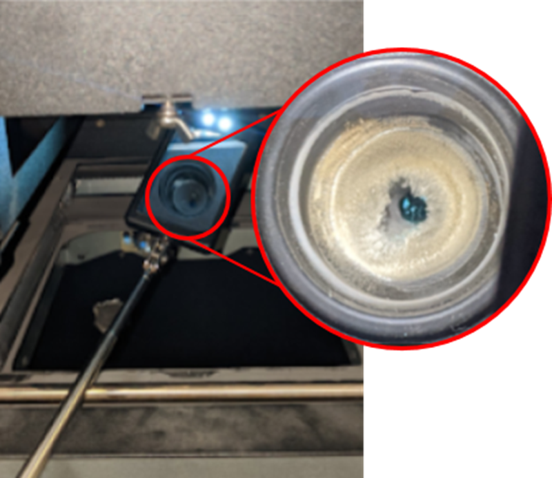Cleaning the Fuse 1's IR sensor housing